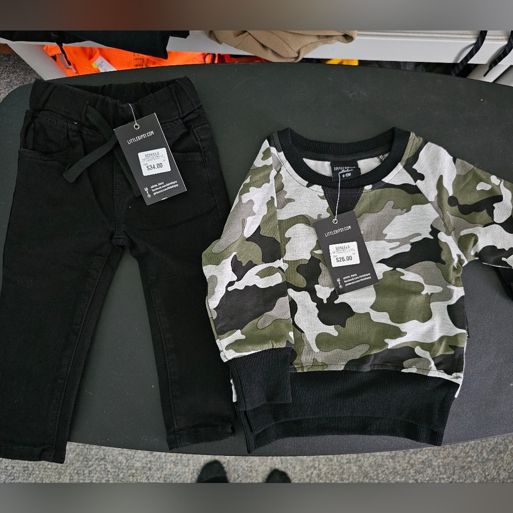 Little Bipsy sweater and pant combo